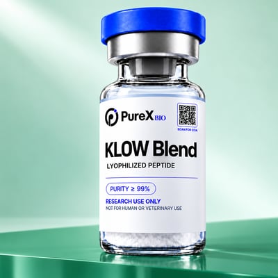 KLOW Blend · 80mg research peptide vial — view 1